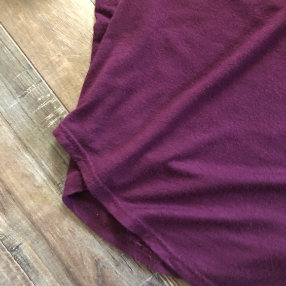 3/ $10 Maroon top - Picture 3 of 5